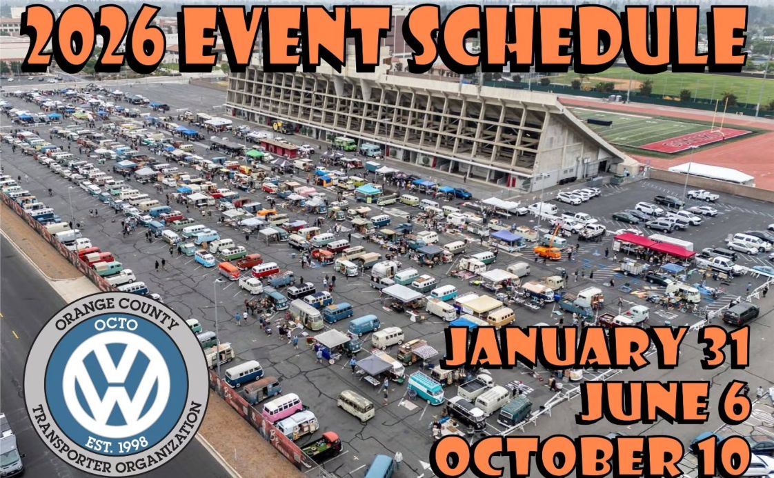 OCTO Car Shows partial flyer 2026